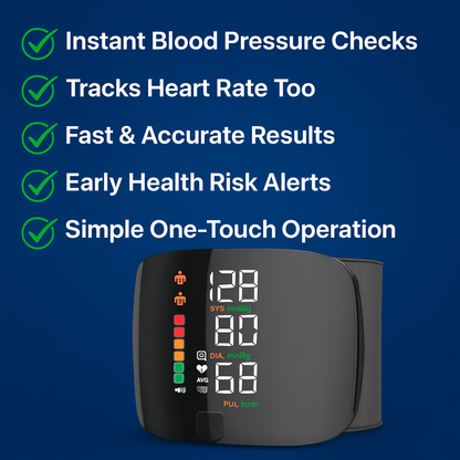 Wrist Blood Pressure Monitor